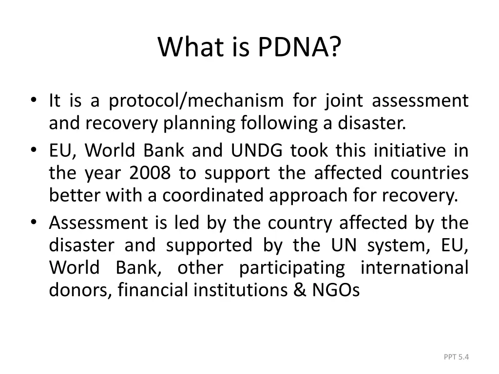 what is pdna