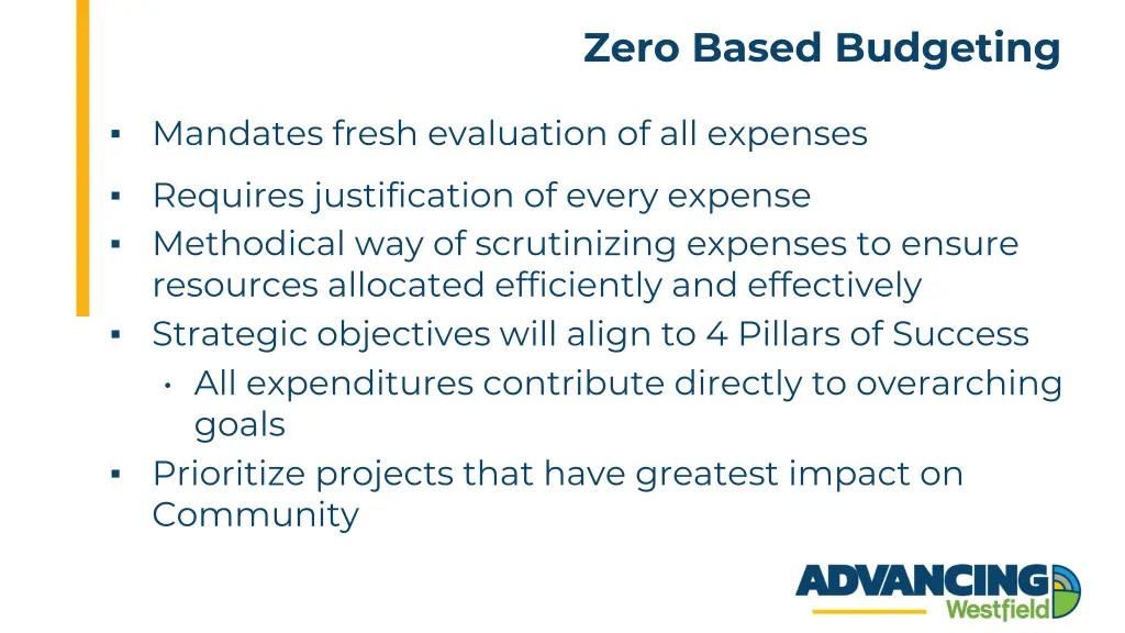 zero based budgeting