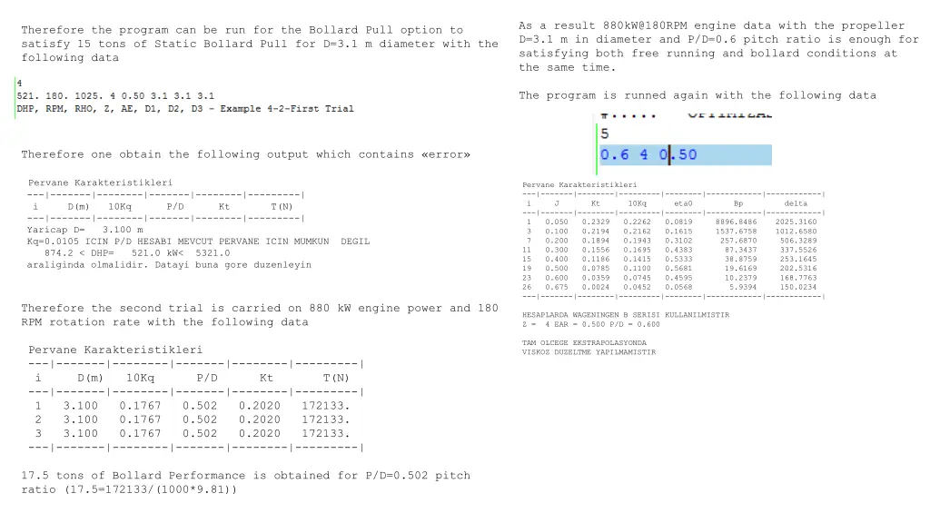 as a result 880kw@180rpm engine data with