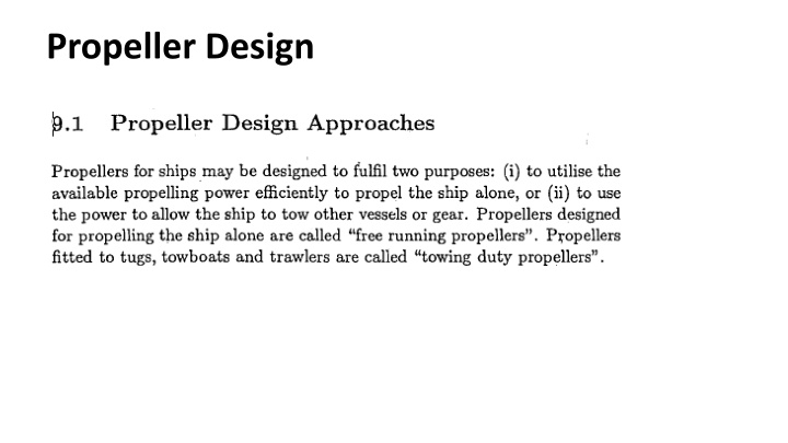 propeller design