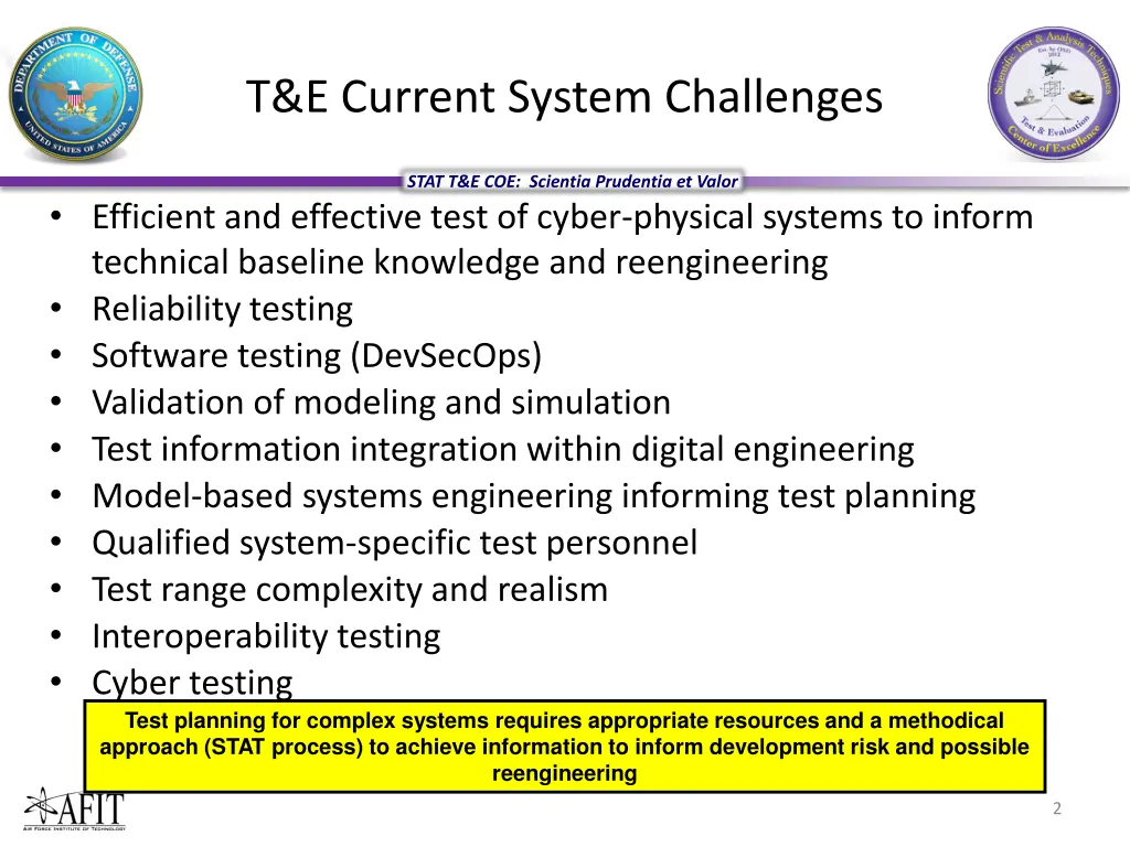 t e current system challenges