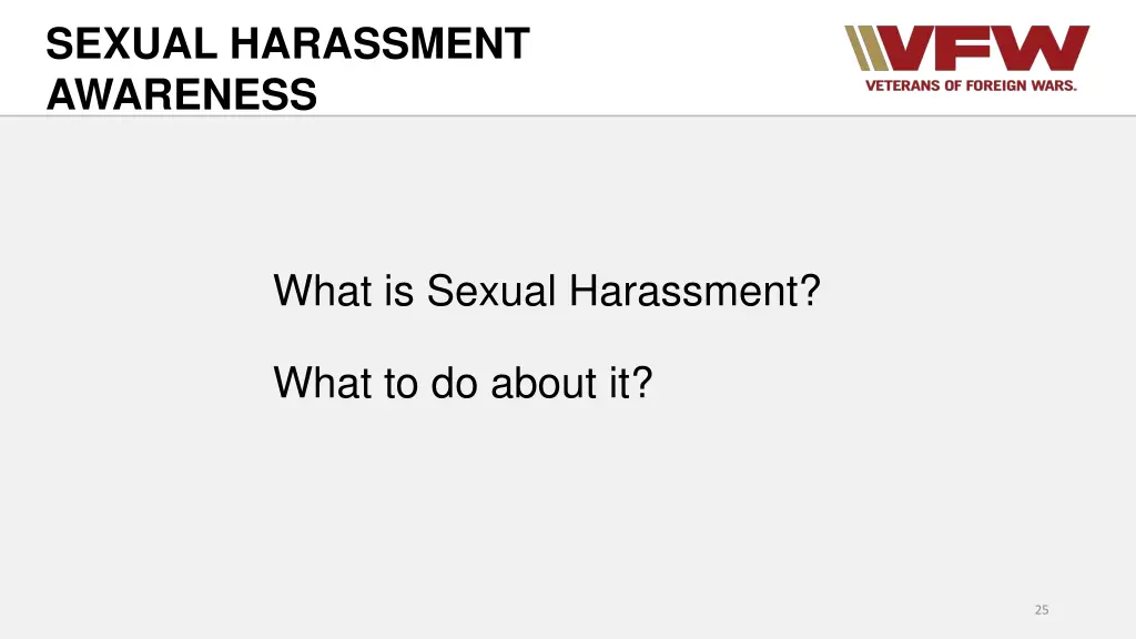 sexual harassment awareness