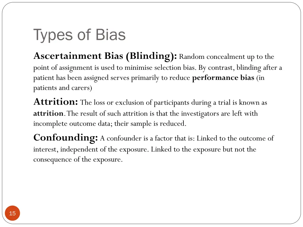 types of bias 2