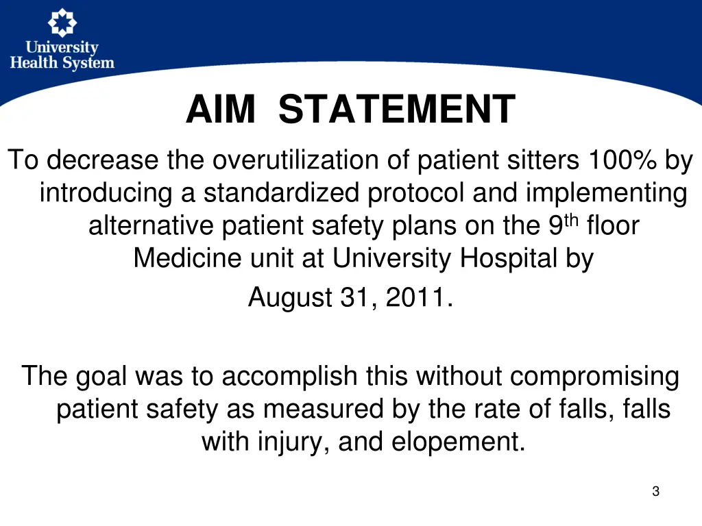 aim statement