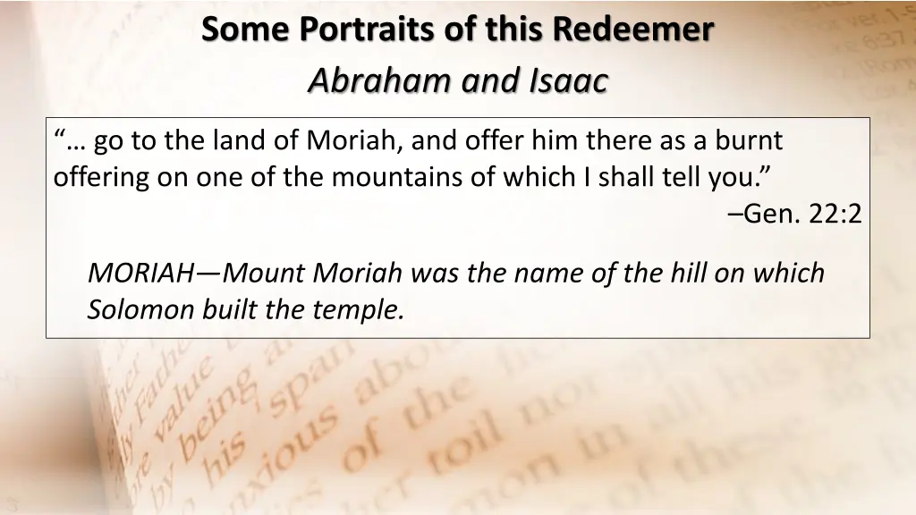 some portraits of this redeemer abraham and isaac 2