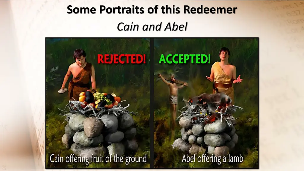 some portraits of this redeemer cain and abel 1