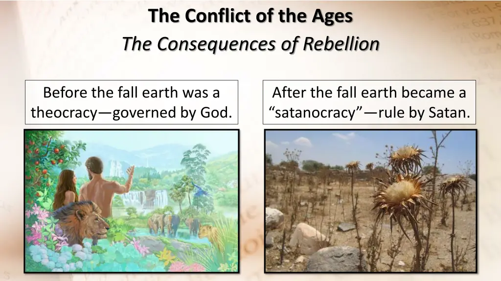 the conflict of the ages the consequences 3