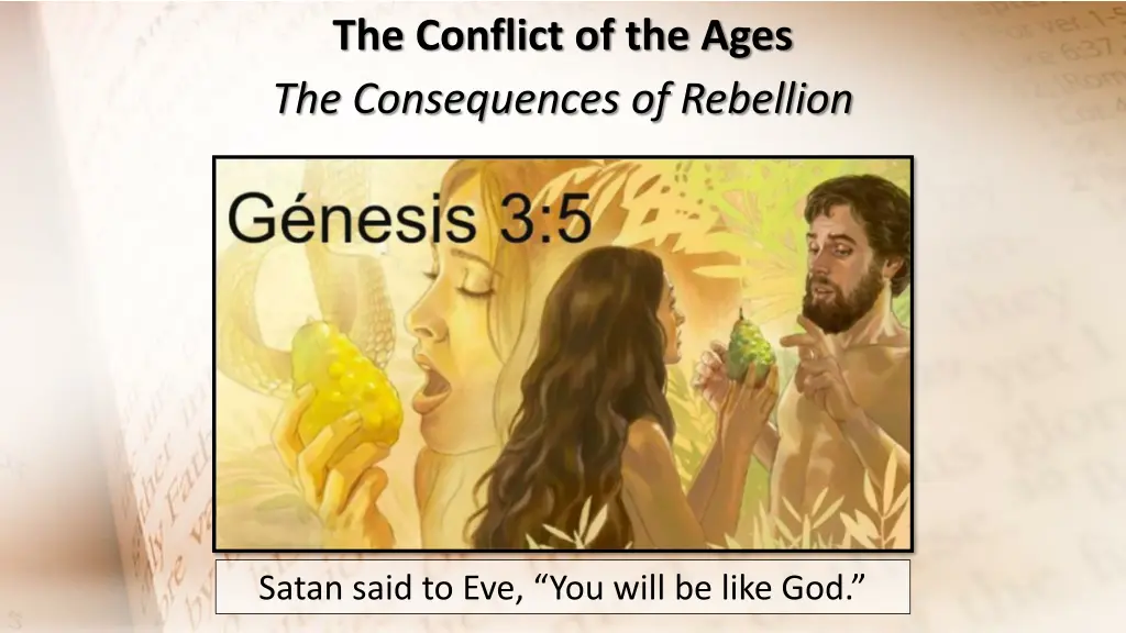 the conflict of the ages the consequences 4