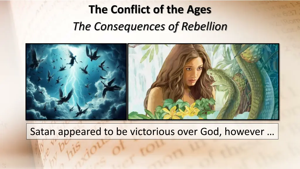 the conflict of the ages the consequences 5