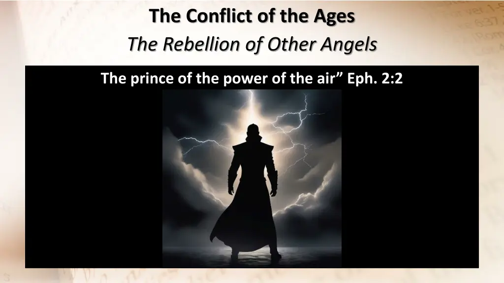 the conflict of the ages the rebellion of other 1