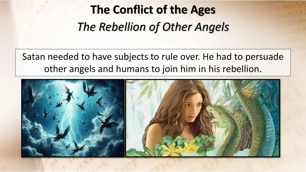 the conflict of the ages the rebellion of other