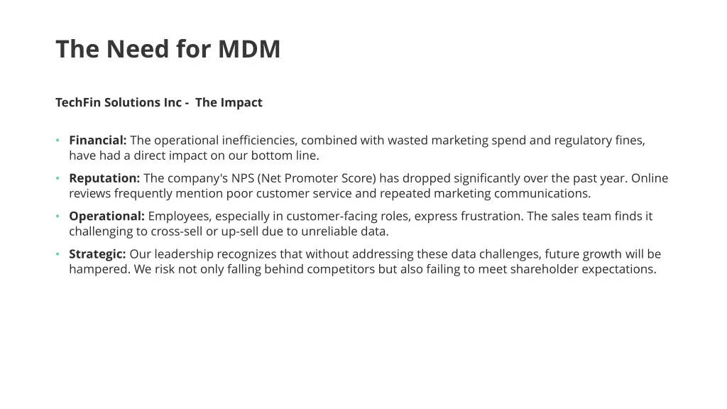 the need for mdm 2