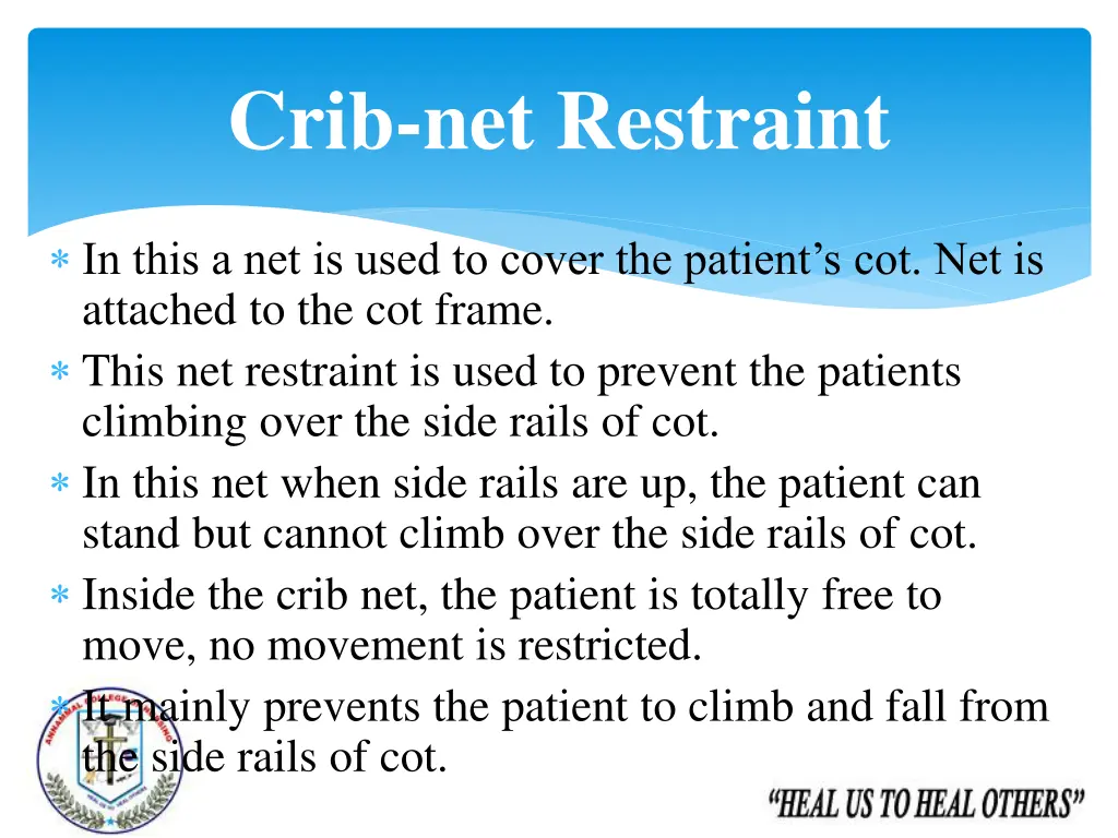 crib net restraint 1