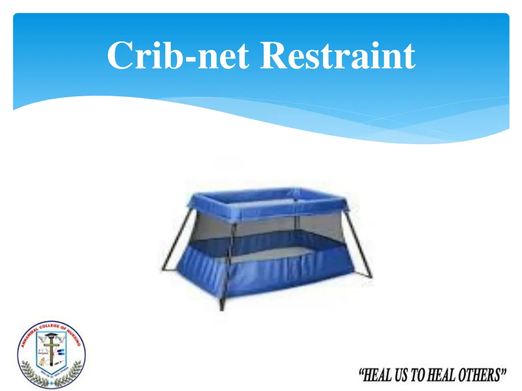 crib net restraint