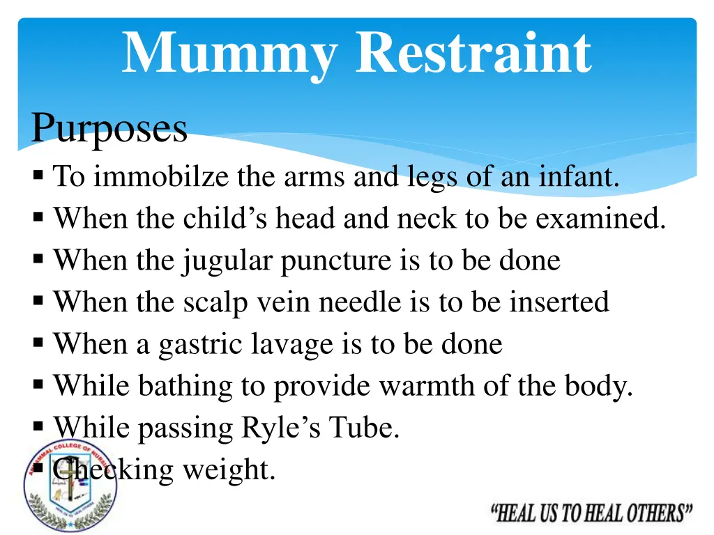 mummy restraint