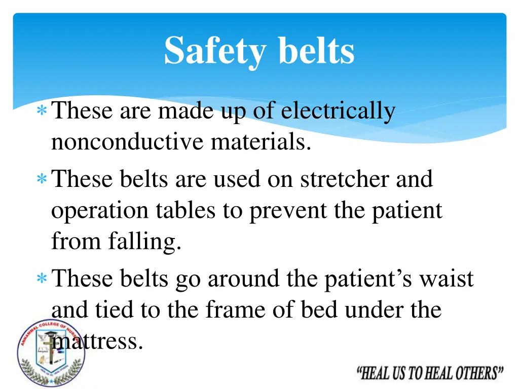 safety belts 1