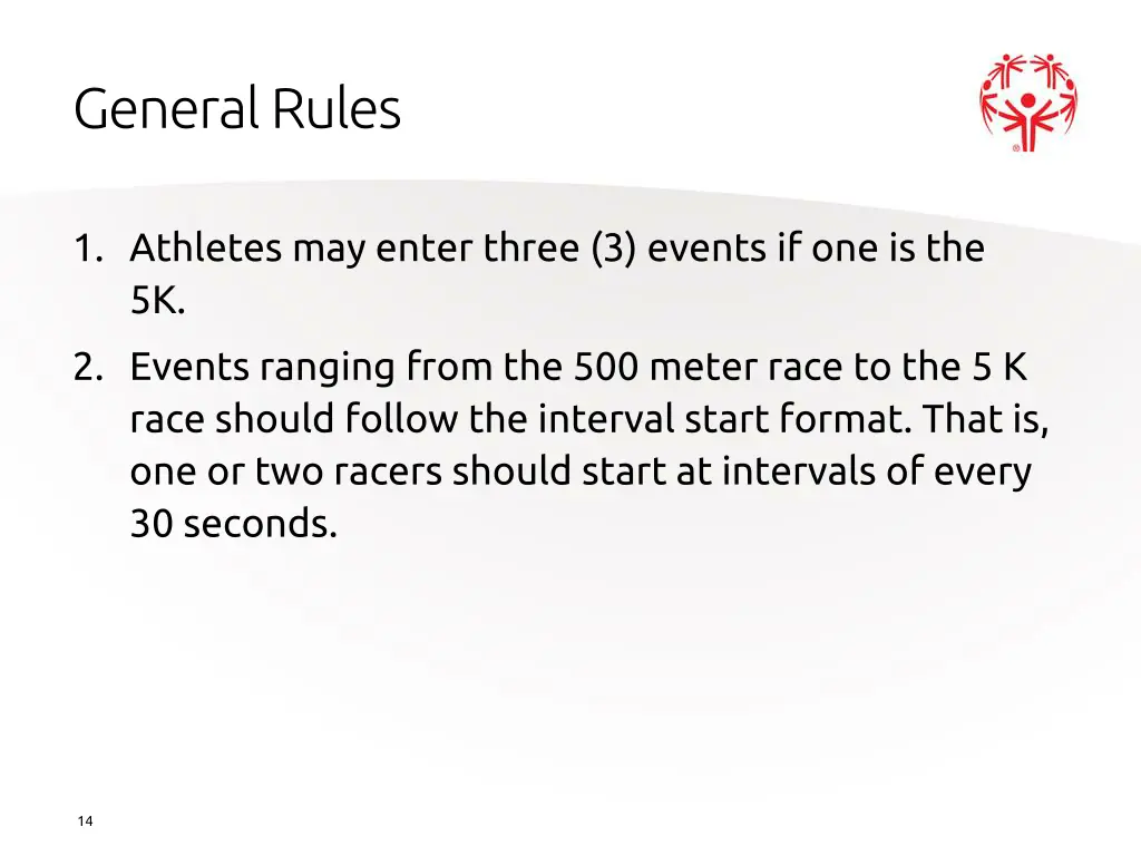 general rules 1