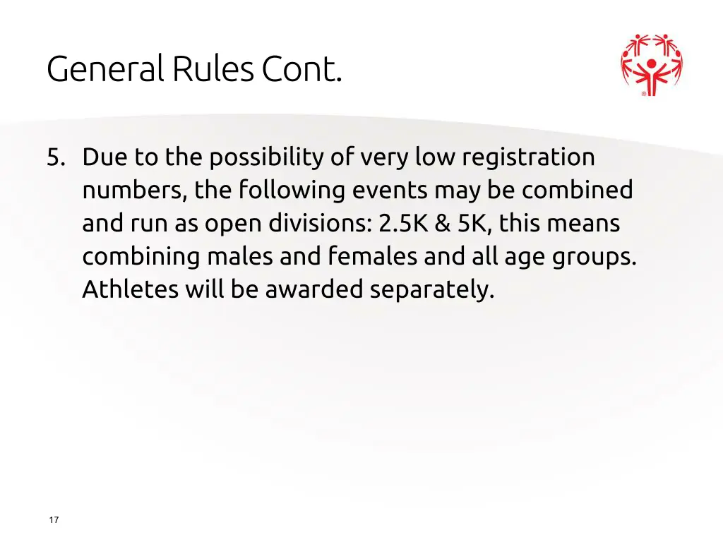 general rules cont 2