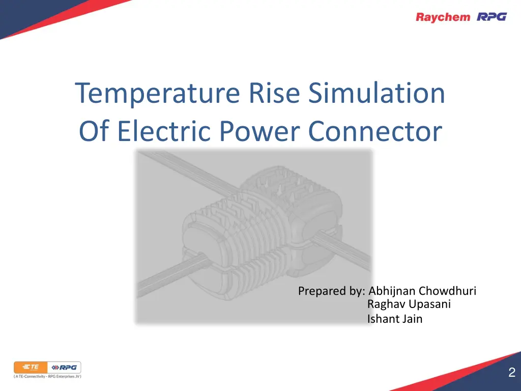 temperature rise simulation of electric power