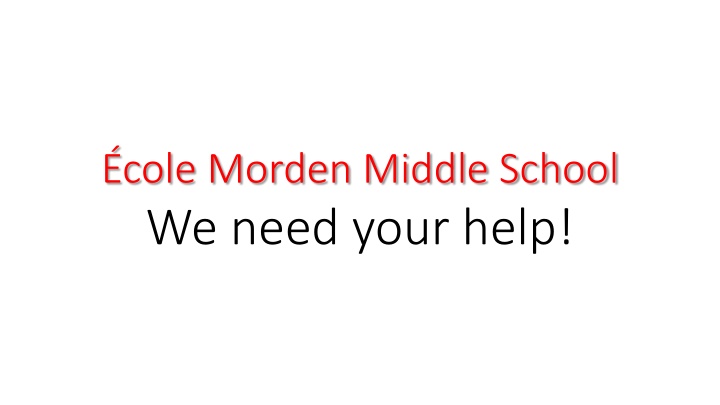 cole morden middle school we need your help