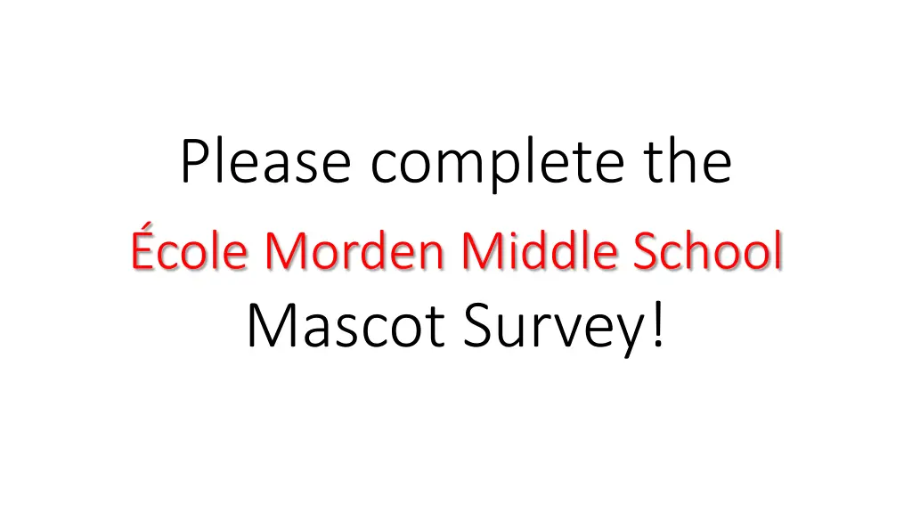 please complete the cole morden middle school