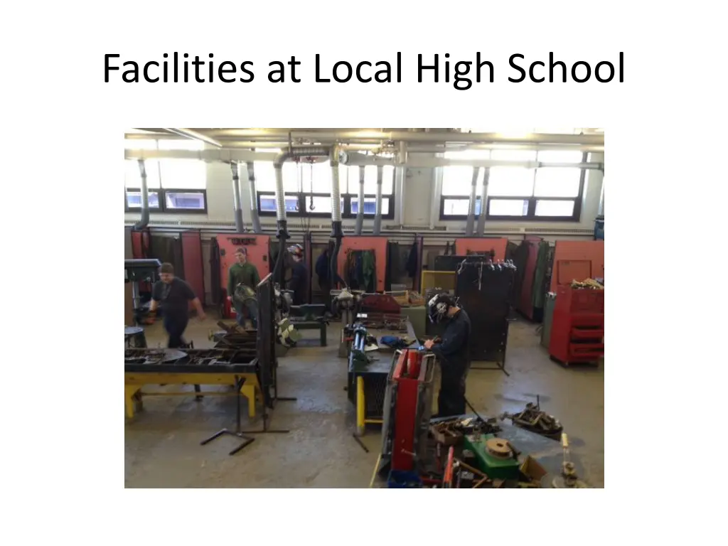 facilities at local high school