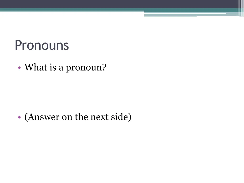 pronouns 2