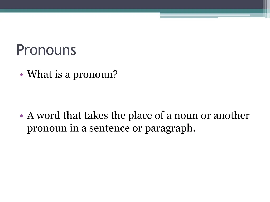 pronouns 3