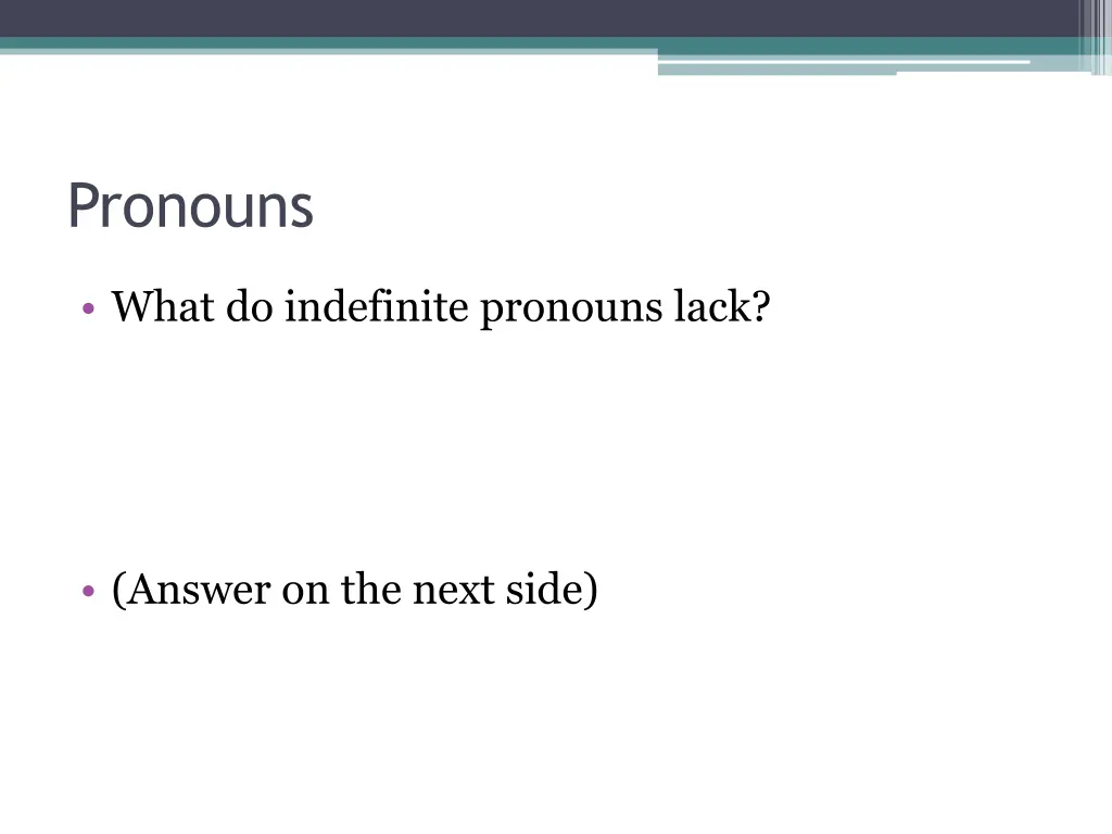 pronouns 4