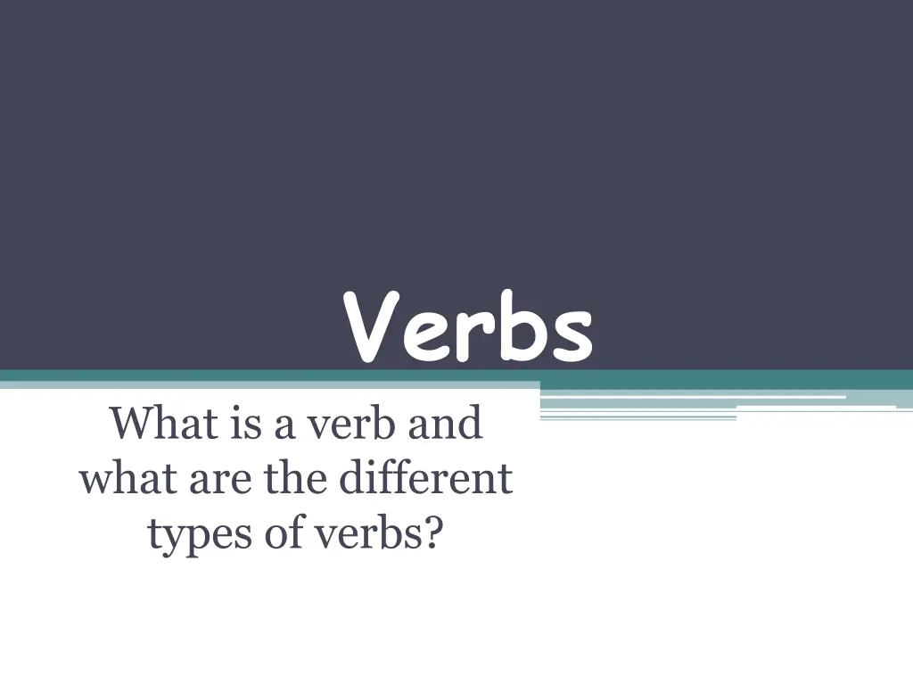 verbs