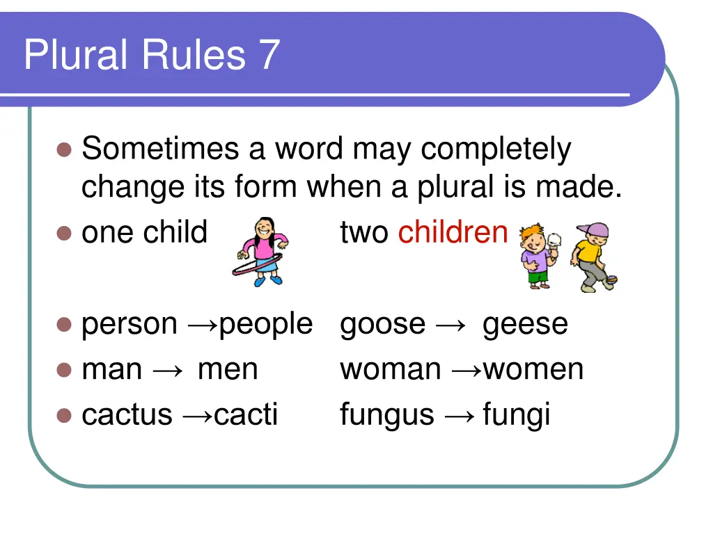 plural rules 7