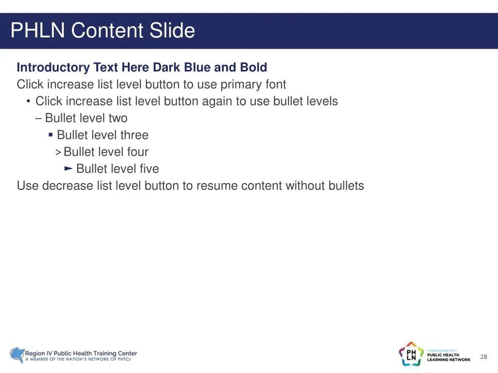 phln content slide