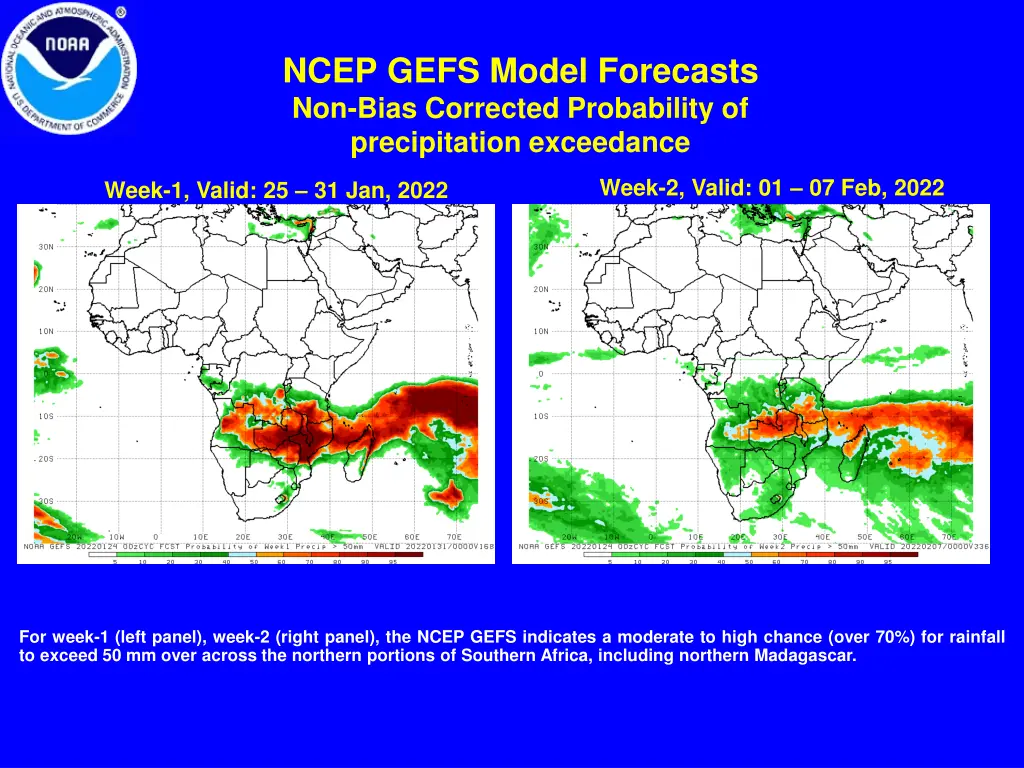 ncep gefs model forecasts non bias corrected