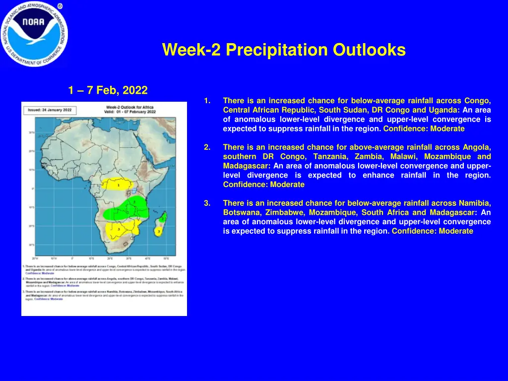 week 2 precipitation outlooks