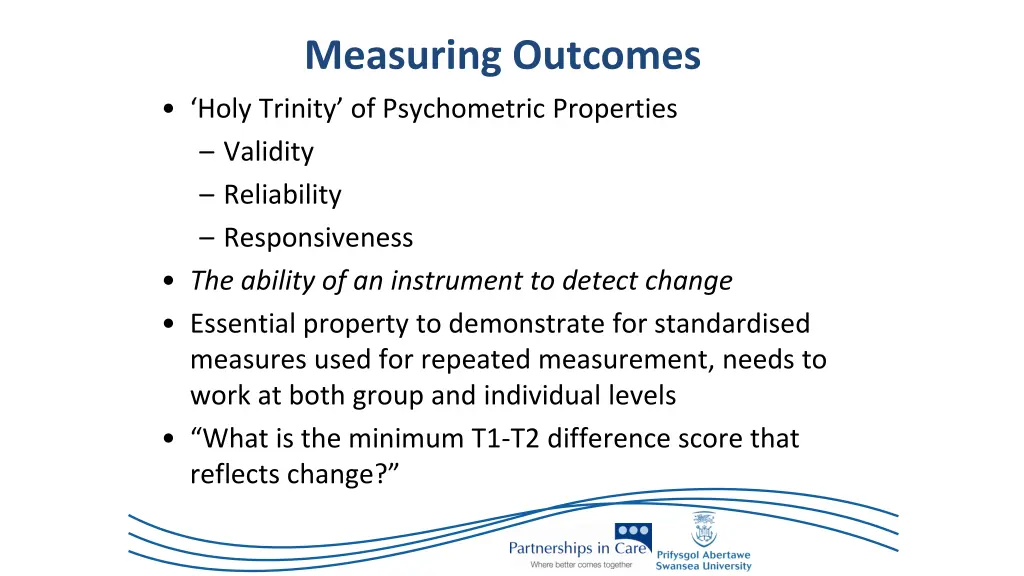 measuring outcomes 1