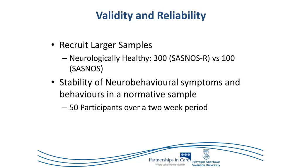 validity and reliability