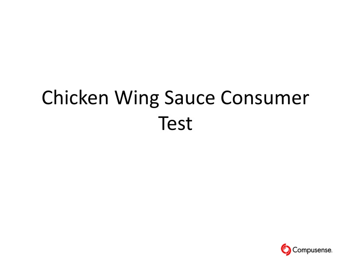 chicken wing sauce consumer test