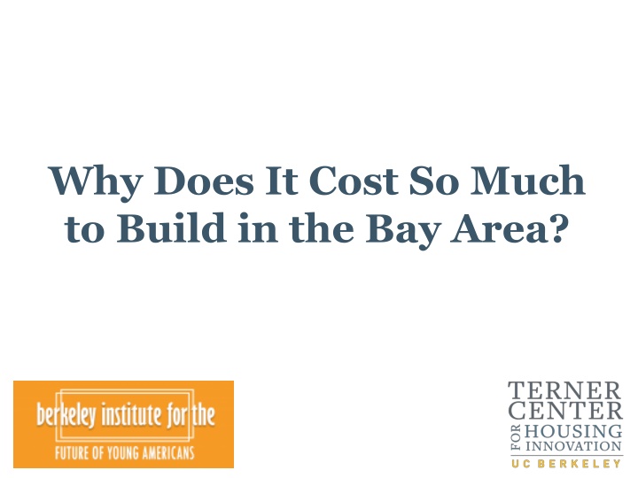 why does it cost so much to build in the bay area