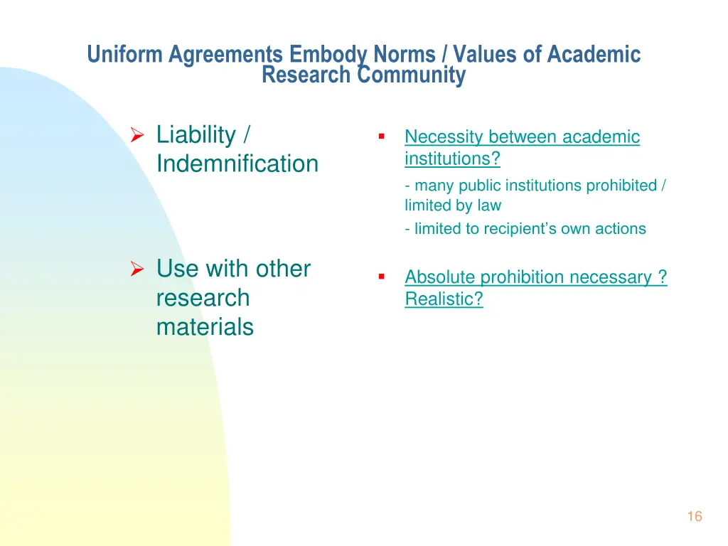 uniform agreements embody norms values 1