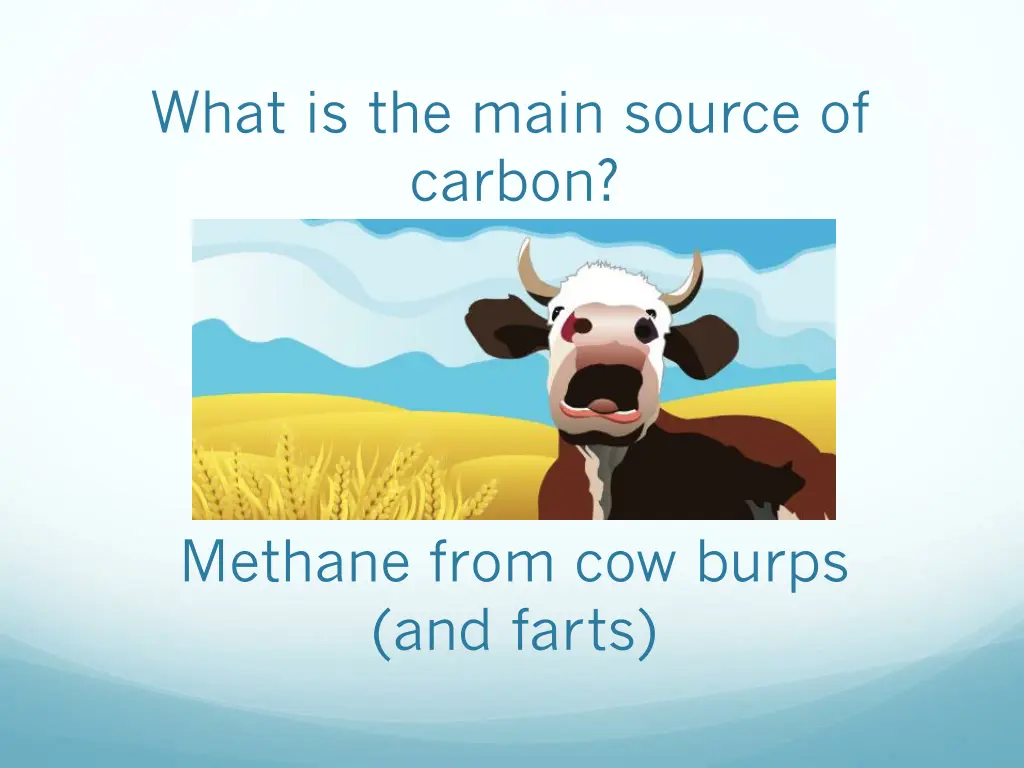 what is the main source of carbon