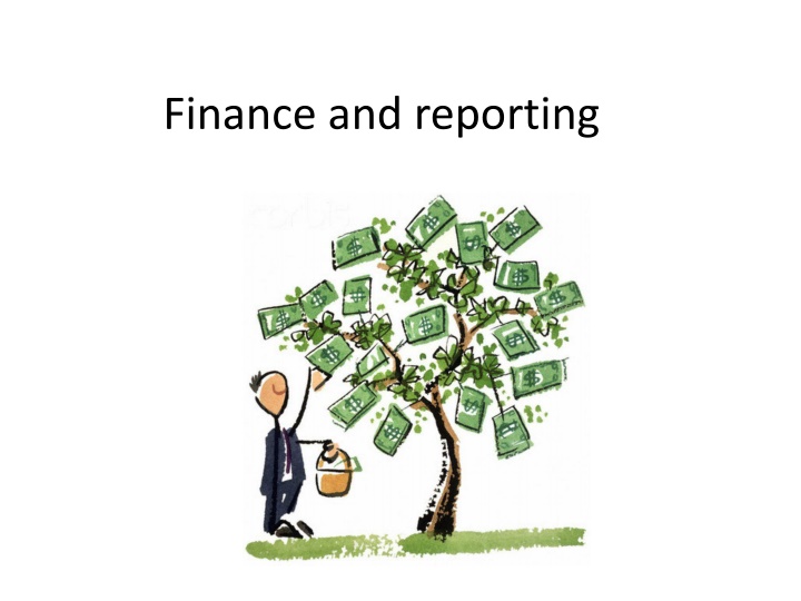 finance and reporting