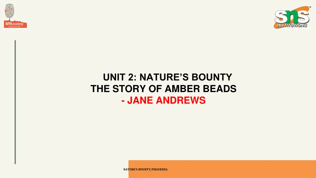 unit 2 nature s bounty the story of amber beads