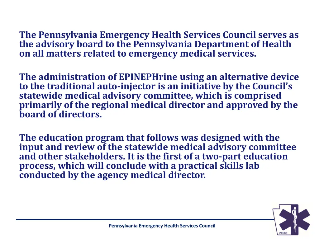 the pennsylvania emergency health services