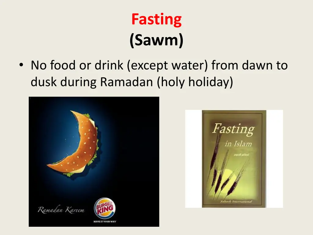 fasting sawm