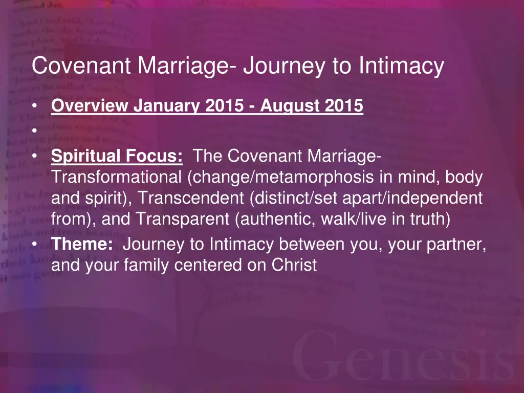 covenant marriage journey to intimacy 7