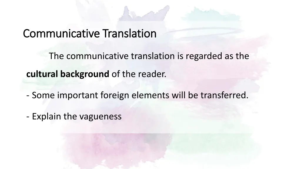 communicative translation communicative 1