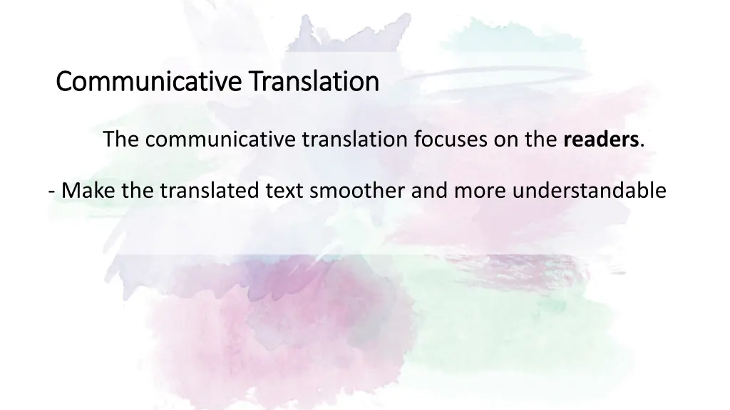 communicative translation communicative