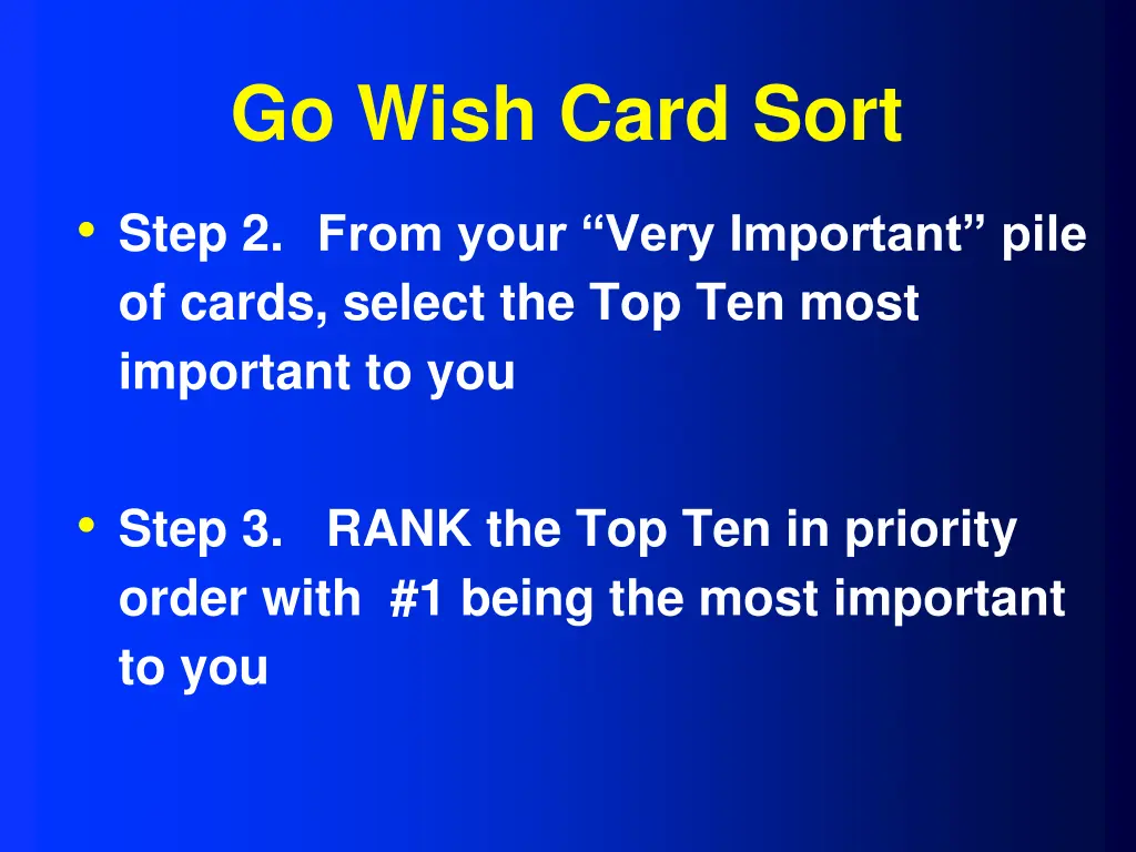 go wish card sort 1