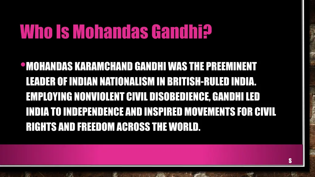 who is mohandas gandhi