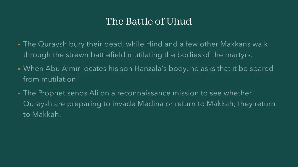 the battle of uhud 11